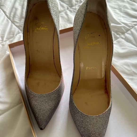 Christian Louboutin Pigalle Follies glitter heels - Picture 7 of 8